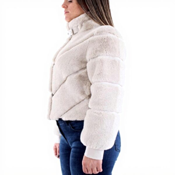 Cappotti Pellicce Patrizia Pepe Donna Bianco 42