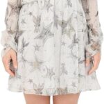 Abito sera Patrizia Pepe cotone mini manica lunga-0