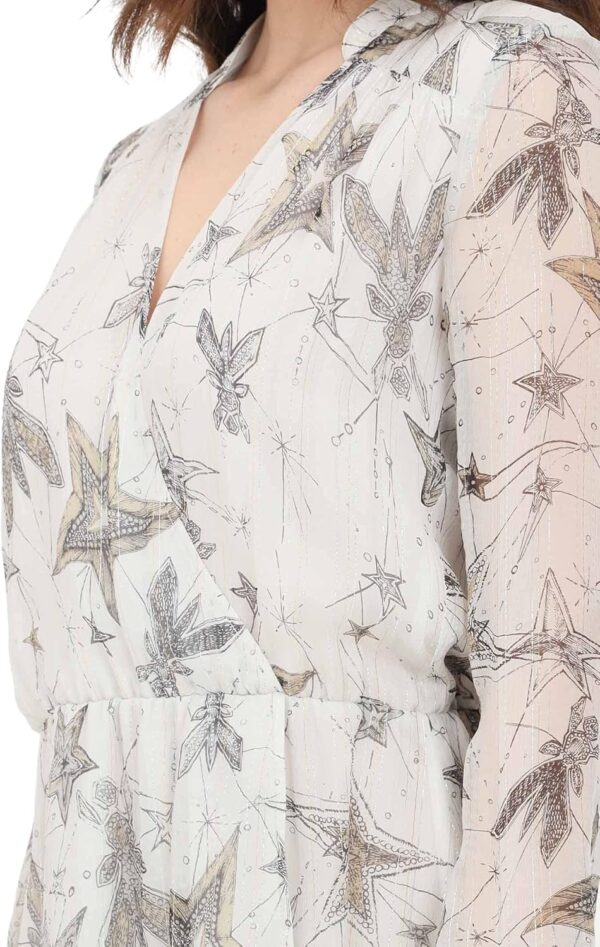 Abito sera Patrizia Pepe cotone mini manica lunga-1