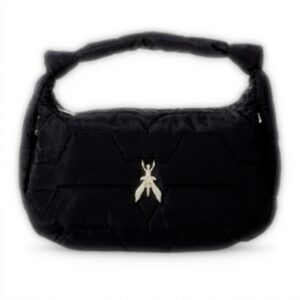 Borsa a spalla Patrizia Pepe Nylon trapuntato Nero donna