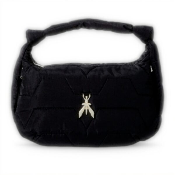 Borsa a spalla Patrizia Pepe Nylon trapuntato Nero donna