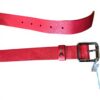 Cintura donna Patrizia Pepe pelle saffiano Mars Red M