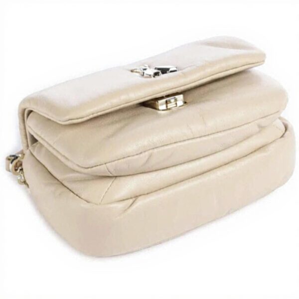 Borsetta a tracolla Patrizia Pepe pelle capra patta metallo