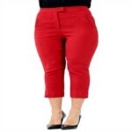 Pantalone Elegante PATRIZIA PEPE Rosso Donna Poliestere