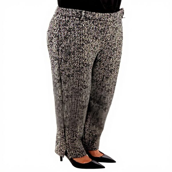 Pantaloni donna PATRIZIA PEPE SPINATA nero bianco resca