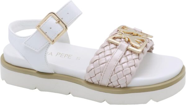 Sandali Patrizia Pepe Bianco Pelle Vitello Eco Donna-0