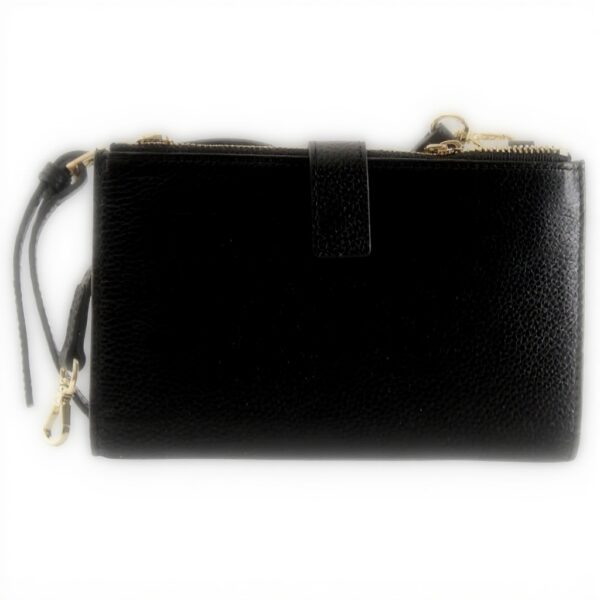 Pochette pelle Patrizia Pepe design floreale tracolla