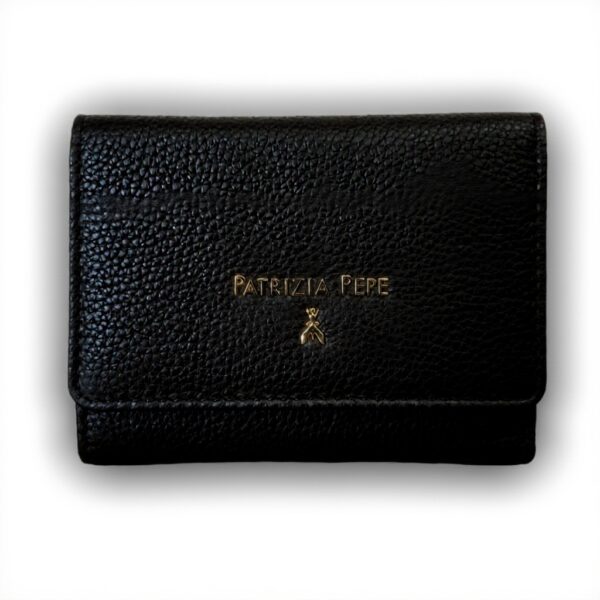 Portafoglio Patrizia Pepe pelle vitello 8 card monete donna