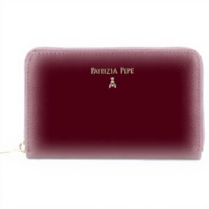 Portafogli Patrizia Pepe Viola Cerniera Donna Moda
