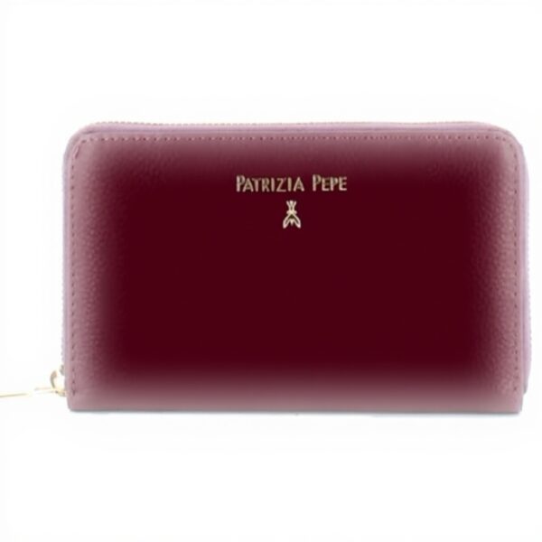 Portafogli Patrizia Pepe Viola Cerniera Donna Moda