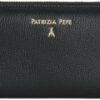 Portafoglio pelle Patrizia Pepe Nero donna 19 cm-0