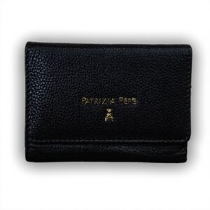 Portafoglio pelle PATRIZIA PEPE spazioso donna 13,5 cm