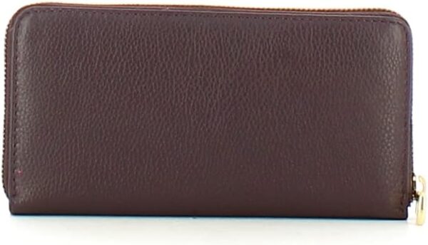 PATRIZIA PEPE Portafoglio Zip Around Dark Blazon Purple-1