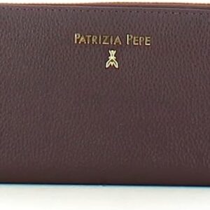 PATRIZIA PEPE Portafoglio Zip Around Dark Blazon Purple-0