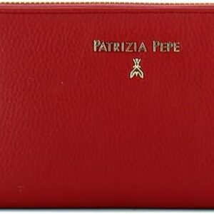 Portafoglio PATRIZIA PEPE pelle vitello cerniera sicura-0
