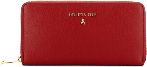 Portafoglio PATRIZIA PEPE pelle vitello cerniera sicura-0