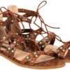 Sandali Patrizia Pepe pelle marrone modello 2V9586 A7E5-0