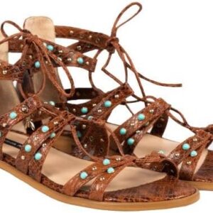 Sandali Patrizia Pepe pelle marrone modello 2V9586 A7E5-0