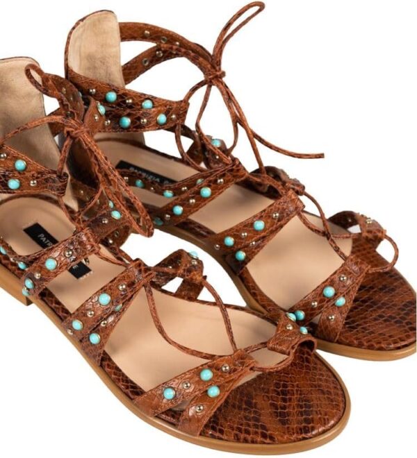 Sandali Patrizia Pepe pelle marrone modello 2V9586 A7E5-3