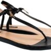 Sandali Patrizia Pepe Nero Pelle Moda Donna Taglia 36-0