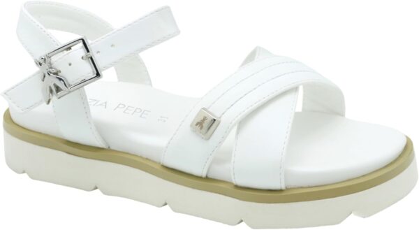 Sandali Patrizia Pepe Bianco Pelle Vitello EU Stretta-0