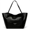 Borsa Shopper Patrizia Pepe pelle martellata doppi manici