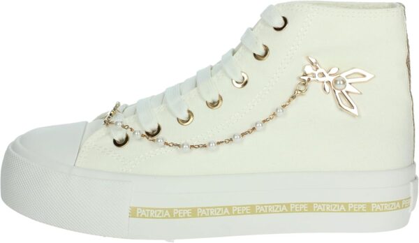 Sneaker bambina Patrizia Pepe pelle bianco modello PJ258.27-0