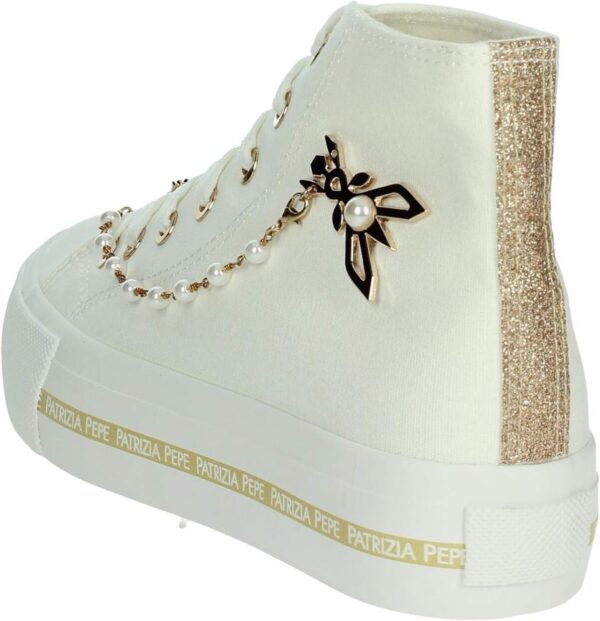 Sneaker bambina Patrizia Pepe pelle bianco modello PJ258.27-1