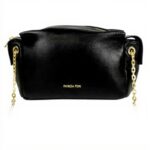 Borsa a tracolla Patrizia Pepe nero pelle donna