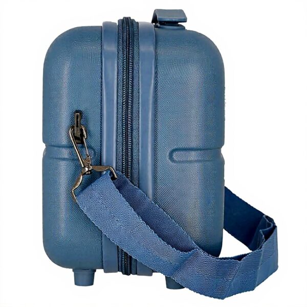 Beauty case Pepe Jeans ABS adattabile blu denim unisex