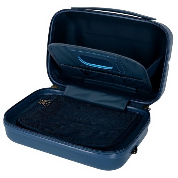 Beauty case Pepe Jeans ABS adattabile blu denim unisex