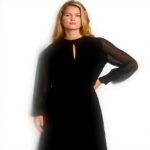 Vestito Pepe Jeans Anushka Donna Nero Midi Elegante