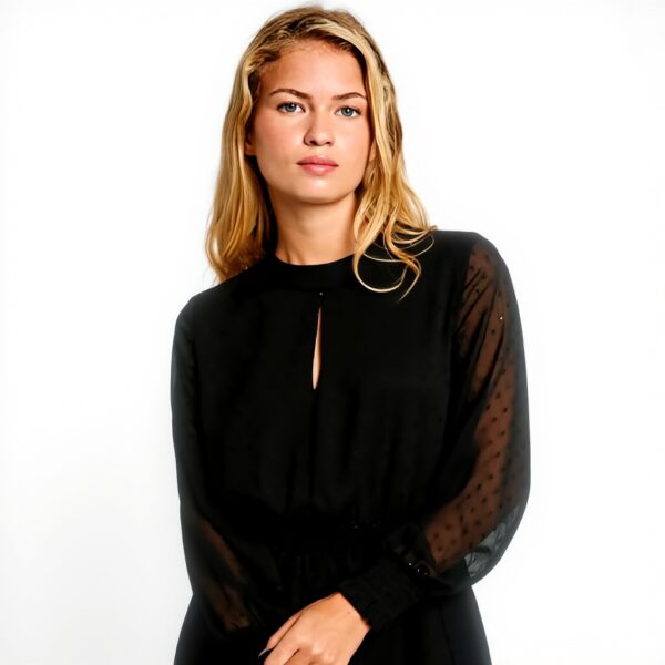 Vestito Pepe Jeans Anushka Donna Nero Midi Elegante