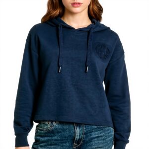 Felpa con cappuccio donna Pepe Jeans cotone sostenibile