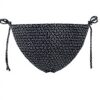 Pepe Jeans Bikini Inferiore Donna Nero Poliestere Riciclato