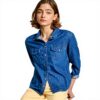 Camicia Jeans Donna Pepe Jeans Regular Fit Blu Denim