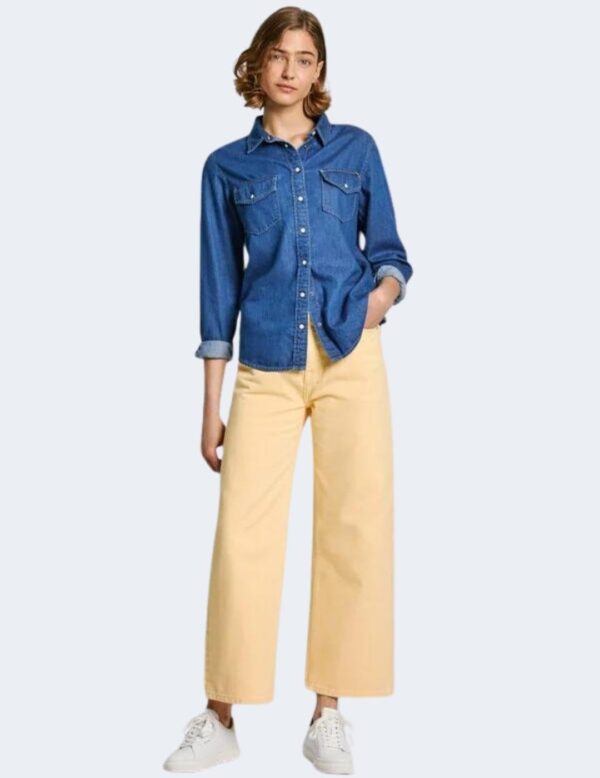 Camicia Jeans Donna Pepe Jeans Regular Fit Blu Denim-1