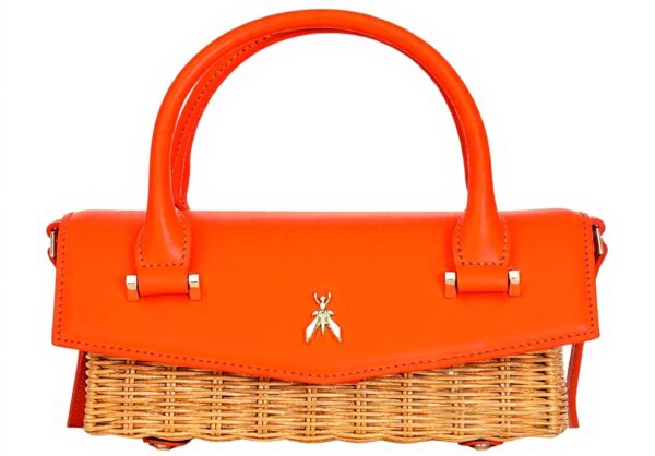 PATRIZIA PEPE Borsa Arancione Borse a Spalla Donna