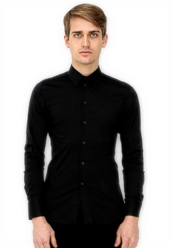 Camicia nera uomo PATRIZIA PEPE cotone elegante