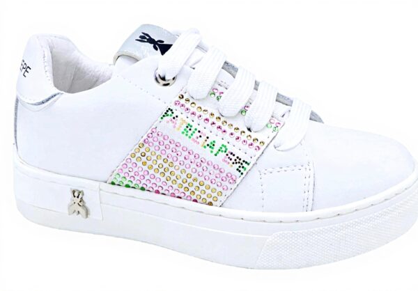 Scarpe da Ginnastica Bambina Patrizia Pepe Bianco Pelle