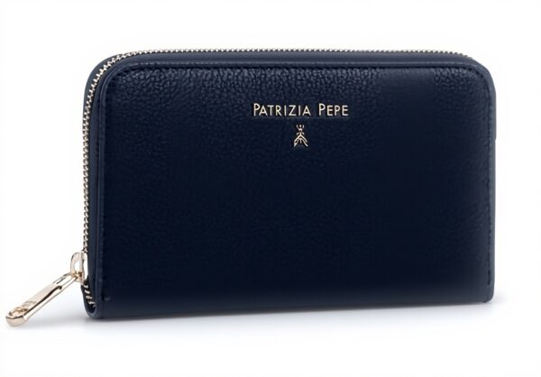 Portafoglio pelle Patrizia Pepe donna zip 3 scomparti
