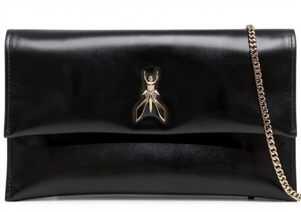 Borsa a tracolla Patrizia Pepe pelle nero clutch donna-0