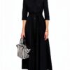Chemisier Tessuto Nero Taglia 42 Abbigliamento Donna-1