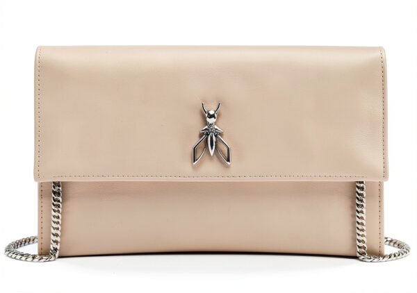 Pochette Patrizia Pepe pelle vitello tracolla staccabile-0