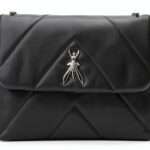 Borsa a spalla pelle Patrizia Pepe donna tracolla catena-0