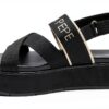 Scarpe con plateau sintetiche fibbia tacco 41 EU-3