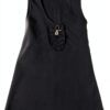 Patrizia Pepe Abito Nero Bambina Vestito Nero 116-0