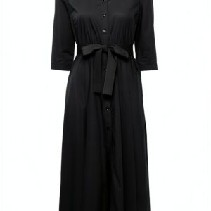 Chemisier Tessuto Nero Taglia 42 Abbigliamento Donna-0