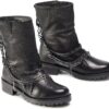 Scarpe in Pelle Nero Tacco Piatto Donna 38.5 EU-2