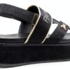 Scarpe con plateau sintetiche fibbia tacco 41 EU-2
